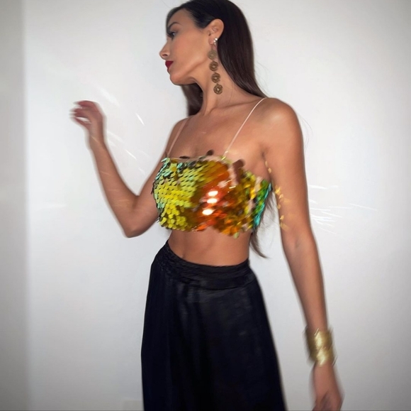 Zara 2pcs sequin skirt + Top set - Picture 8 of 16